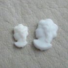 他のイメージ2: 3pcs 7×4 ivory acrylic cameo head