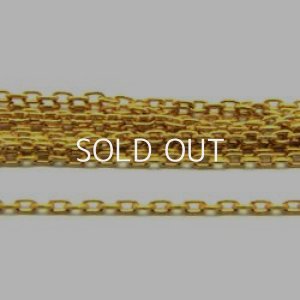 画像1: brass chain 2.6×1.1mm