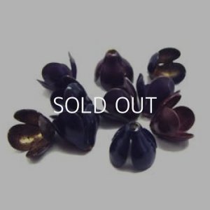 画像1: 10pcs "PURPLE" beads cap 