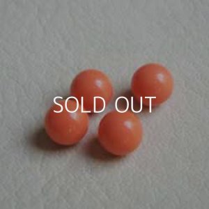 画像1: 2pcs 8mm plastic coral No-hole