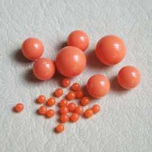 画像2: 5pcs 6mm plastic coral No-hole
