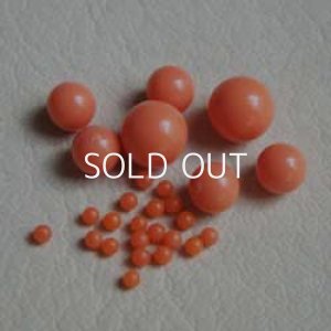 画像2: 2pcs 8mm plastic coral No-hole