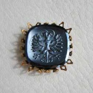 画像2: 20mm SQ hematite phoenix cameo