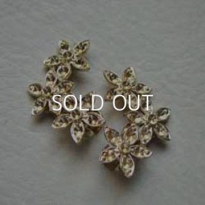 画像1: GP crescent flower earring base