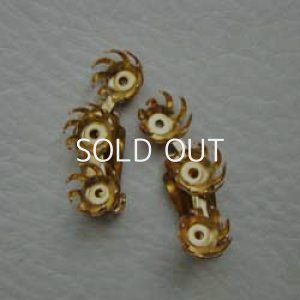 画像1: GP 3-Rhinestone earring base
