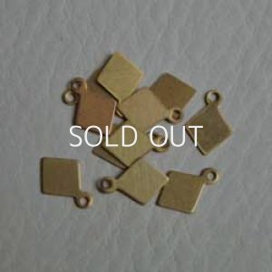 画像1: 4pcs brass dia 1R tag