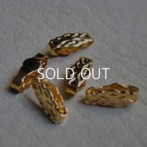 画像1: 5pcs brass embossed connector