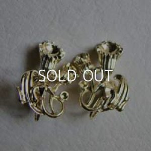 画像1: GP Nouveau floral earring base
