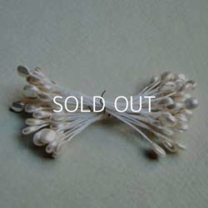 画像1: 2pcs pearly double stamens