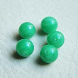 画像1: 8mm Jade Green beads