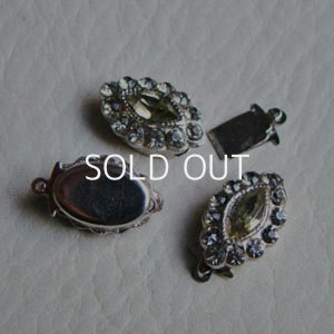 画像1: SP / BKD rhinestone jewel clasp