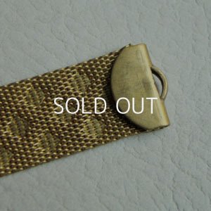 画像3: 18cm brass 15mm flat mesh chain 