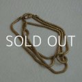 60cm brass snake chain necklace