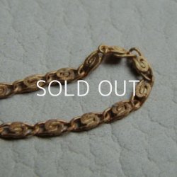 画像2: brass 1.5mm scroll design chain