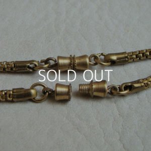 画像3: 60cm brass snake chain necklace