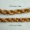 画像3: 20cm brass 7mm braid mesh chain  (3)