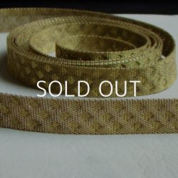 画像1: 18cm brass 15mm flat mesh chain 