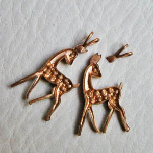 画像2: 5pcs aged brass tiny pendant bail