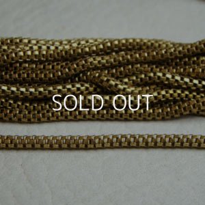 画像2: 60cm brass snake chain necklace
