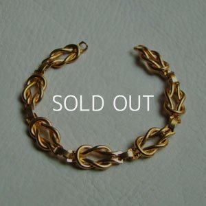 画像3: 19cm brass knot design chain section