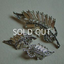 画像4: SP / GP Art Deco leaf brooch base