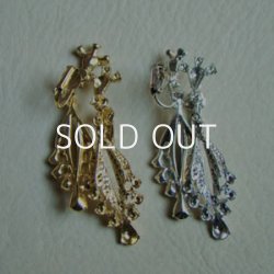 画像2: GP /SP dangle drop earring base