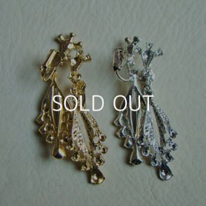 画像2: GP /SP dangle drop earring base