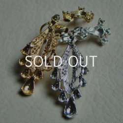 画像4: GP /SP dangle drop earring base