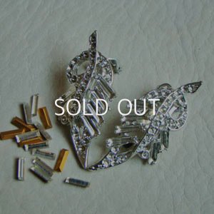 画像1: SP Art Deco leaf earring base