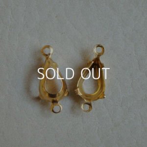 画像1: 2pcs 10×6 tear OB setting 2R