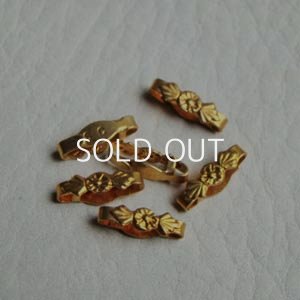 画像1: 2pcs brass floral connector