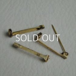 画像1: 2pcs brass brooch bar