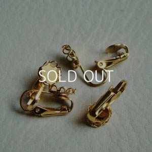 画像1: 8×6mm OV earring finding