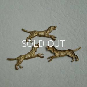 画像1: brass roaring dog stamping 