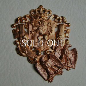 画像1: brass Crest & Eagle stamping set