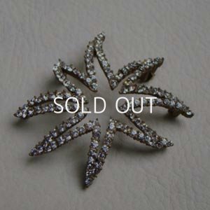 画像3: brass "GIVENCHY" rhinestone setting finding