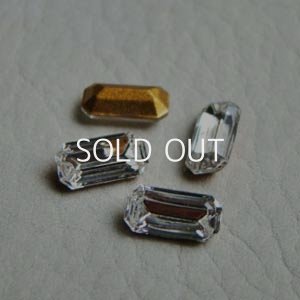 画像1: 4pcs 10×5 octagon  "Crystal"