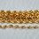 画像1: brass 4×3mm textured chain  (1)