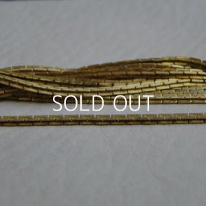 画像1: brass 1.8mm Boston link chain