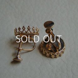 画像2: GP 13mm crown setting earring