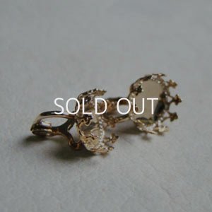画像1: GP 11mm crown setting earring