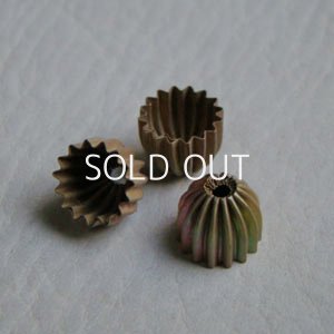 画像1: brass 10mm corrugate cap