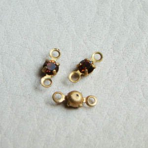 画像1: 3pcs 24pp 2R connector "Smoked/Topaz"