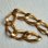 画像2: brass 17×9mm textured curb chain (2)