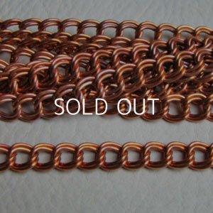画像1: C / C 9×7mm double curb chain