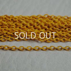 画像1: 34cm Yellow enamel chain section