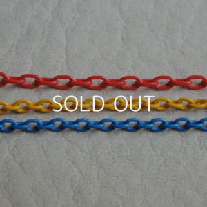 画像2: 34cm Yellow enamel chain section