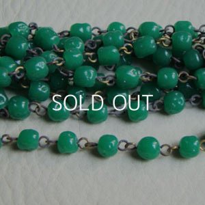 画像1: jade baroque beads Chain