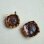 画像2: 14mm RD/SQ brown glass cameo (2)