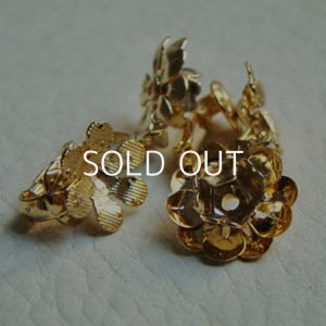 画像2: GP 2- flower earring finding